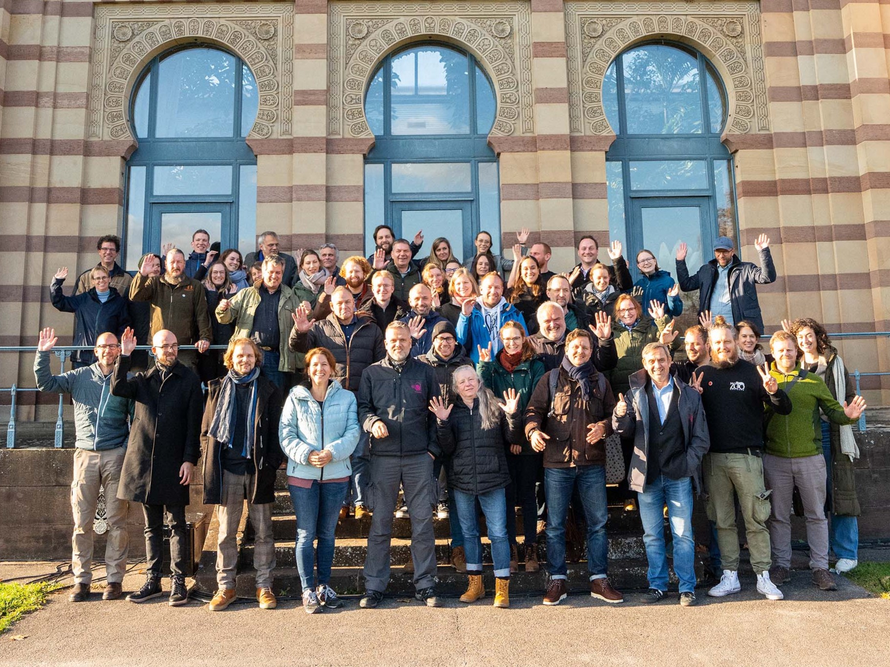 Gruppenbild der VdZ-AG Forschung in der Stuttgarter Wilhelma 